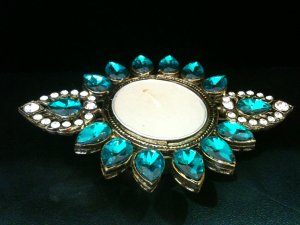 Green Decorative Candle holder