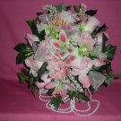 Pink & White Wedding Bouquet