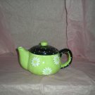 Green Daisy Teapot