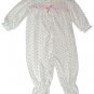 Baby Girl Clothes/ Pink Rosebud Sleeper
