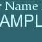 Teal Blue Green Butterfly Ready Made Logo & Image Personalized To Your Name