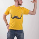 "Moustache with pistol" 100% cotton, cool t shirt (made in Spain)