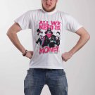 "All we need's money" 100% cotton, cool t shirt (made in Spain)