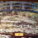 BRIDGE OVER A POND OF WATER LILIES Fine Art Print Repro by Artist CLAUDE MONET