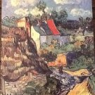 HOUSES AT AUVERS Fine Art Print Repro by Artist VINCENT VAN GOGH