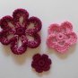 3 Flower Magnets