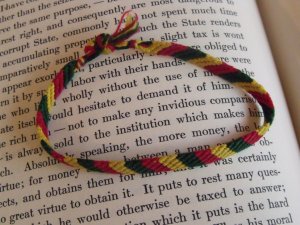 Candy Stripe Rasta Bracelet