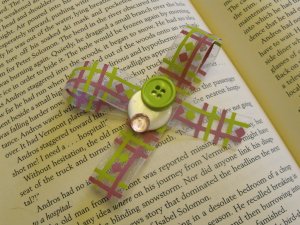 Pink and Green Bow