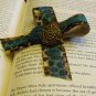 Teal Leopard Bow