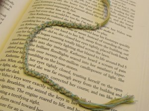 Light Aqua and Sand Bracelet