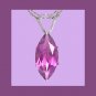 2.00ct MARQUISE CUT AMETHYST PENDANT & 22 Inch STERLING SILVER CHAIN NECKLACE - NEW!