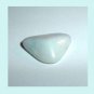 4.96ct WHITE CHALCEDONY Pyramid Tumbled and Polished Natural Loose Gemstone