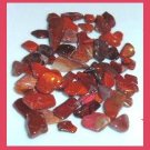 27.47ctw Mixed Lot of Mini RED Dyed Tumbled and Polished Stones