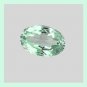 PRASIOLITE 0.88ct Oval Cut 8X5mm Faceted Natural Loose Gemstone