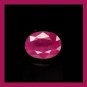 1.04ct Bright Red RUBY Oval Cut 7x5mm Faceted Natural Loose Gemstone