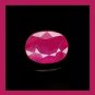 1.18ct Bright Red RUBY Oval Cut 8x6mm Faceted Natural Loose Gemstone