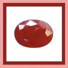 1.59ct Dark Red RUBY Oval Cut 8x5mm Faceted Natural Loose Gemstone