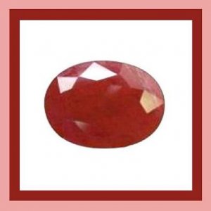1.59ct Dark Red RUBY Oval Cut 8x5mm Faceted Natural Loose Gemstone