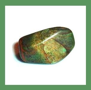 Green VESUVIANITE 1.0 x 0.5 inches Tumbled and Polished Natural Loose Gemstone