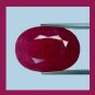 1.25ct Dark Red RUBY Oval Cut 7x5mm Faceted Natural Loose Gemstone