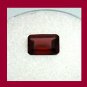1.10ct Rhodolite GARNET 7x5mm Emerald Cut  Faceted Natural Loose Gemstone