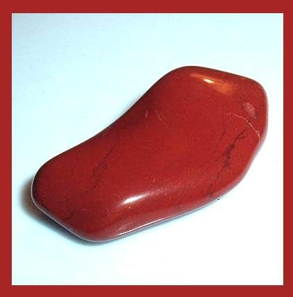 28.55ct RED JASPER Tumbled and Polished Natural Loose Gemstone