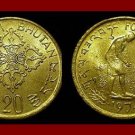 FAO ISSUE ~ BHUTAN 1974 20 CHETRUMS COIN KM#39 Asia ~ BEAUTIFUL!