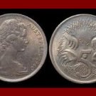 AUSTRALIA 1968 5 CENTS COIN KM#64 Oceania ~ Anteater