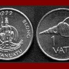 VANUATU 1999 1 VATU COIN KM#3 South Pacific Conch Sea Shell ~ SURVIVOR 2004 ~ BEAUTIFUL!