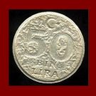 TURKEY 1999 50 BIN LIRA COIN KM#1056 EURASIA - Mustafa Kemal Ataturk
