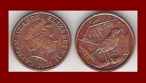 2005 cayman islands elizabeth ii coin