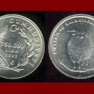 TURKEY 750.000 LIRA 2002 COIN KM#1162 - Mountain Goat - UNC AU - BEAUTIFUL!