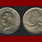 PHILIPPINES 1993 50 SENTIMOS BRASS COIN KM#242.3 Southeast ASIA - Monkey-Eating Eagle