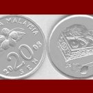 MALAYSIA 2008 20 SEN COIN KM#52 Eurasia - UNC AU BEAUTIFUL!