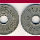 FIJI 1964 1 PENNY COIN KM#21 South Pacific - LOW MINTAGE