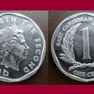 EAST CARIBBEAN STATES 2008 1 CENT COIN KM#34 - AU - BEAUTIFUL!