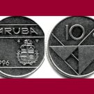 ARUBA 1996 10 CENTS COIN KM#2 Caribbean - LOW MINTAGE!