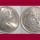 CAYMAN ISLANDS 1982 10 CENTS COIN KM#3 Caribbean Green Sea Turtle