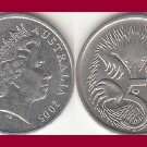 AUSTRALIA 2005 5 CENTS COIN KM#401 - AU - Beautiful! - Short beaked Echidna