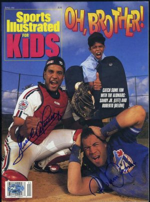 Sandy & Roberto Alomar Auto SI Kids PSA/DNA