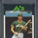 1986 Topps #378 BRUCE BOCHTE Card PSA 10 Oakland A's