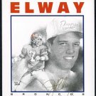 1996 Dotson JOHN ELWAY Greeting Card, Broncos/HOF