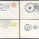 1980s Wichita, Kansas Event Cancel Postal Card Lot