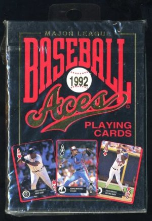 1992 US Playing Card Aces Baseball Set; Ripken, Bonds+