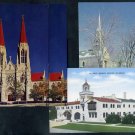 Vintage Church Postcard Lot (Mosque, Chapel) Religion