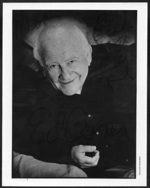 Actor Ed Asner (Lou Grant) Autographed 8x10, To Mark