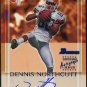 2000 Bowman DENNIS NORTHCUTT Certified Signed RC Browns