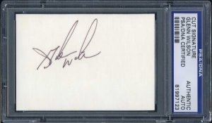 GLENN WILSON Signed Card PSA/DNA Tigers/Phillies