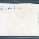 BURLEIGH GRIMES Signed Postcard PSA/DNA HOF (D. 1985)