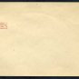 1925 Pre-Paid Envelope with Albino Error U481 EFO